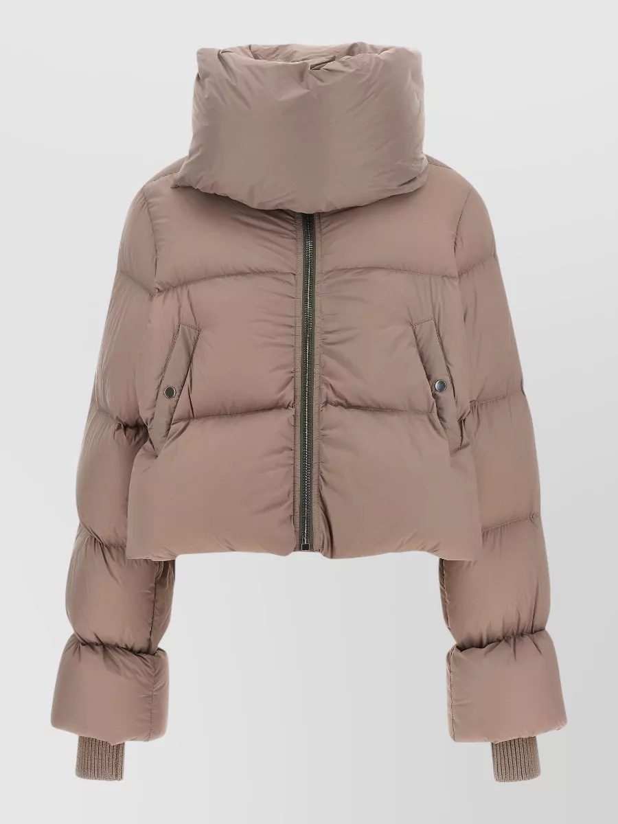 Rick Owens down quilted cropped puffer jacket