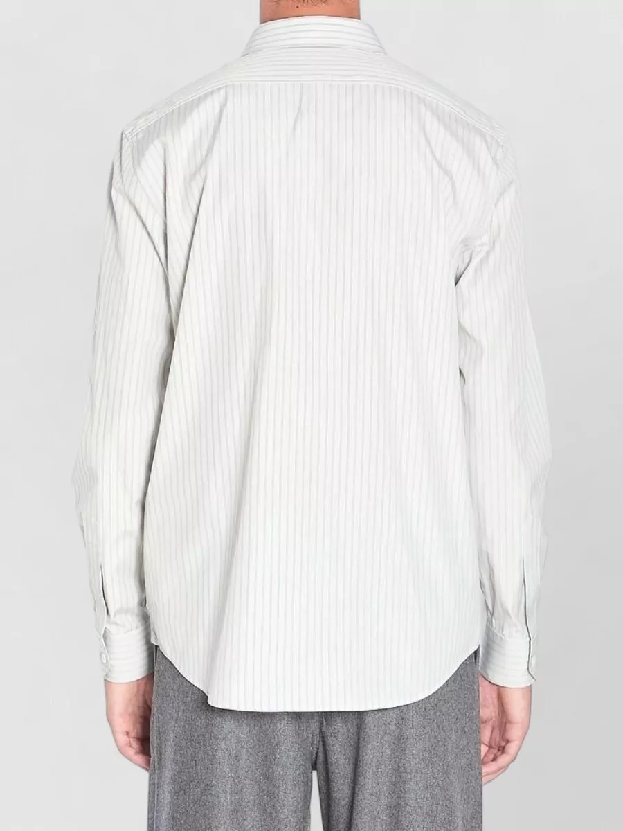 Celine Striped Relaxed-Fit Cotton Shirt