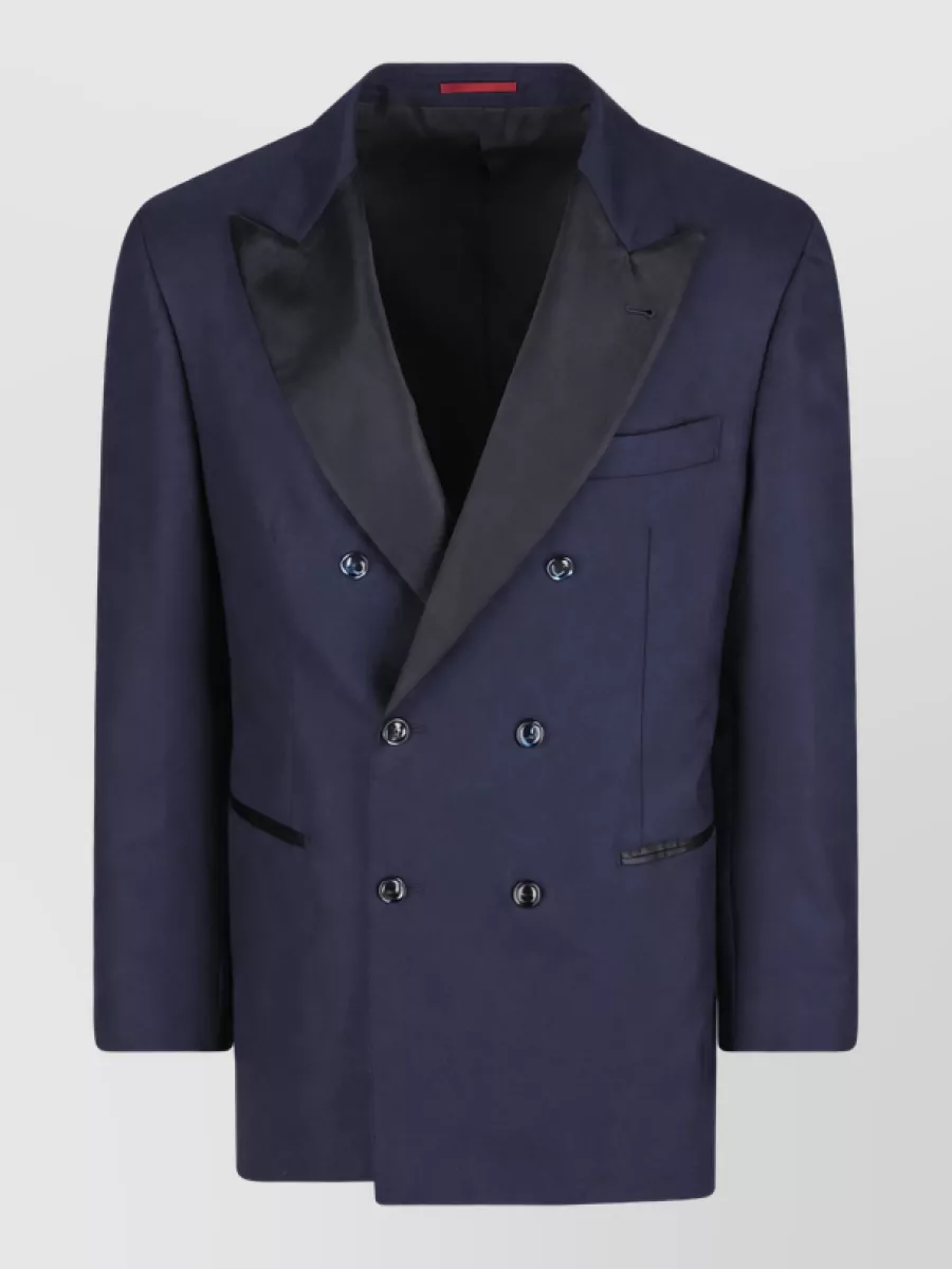 Brunello Cucinelli cashmere double-breasted blazer