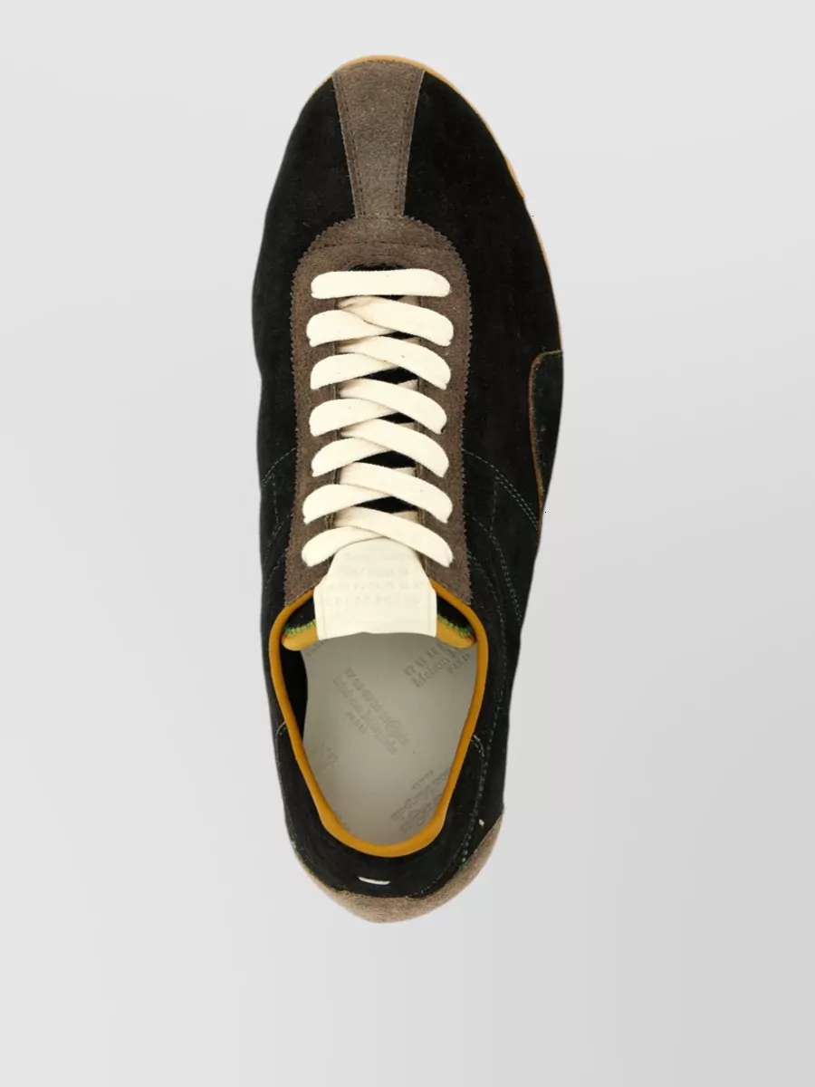 Maison Margiela Leather Sprinters Lace-Up Sneakers