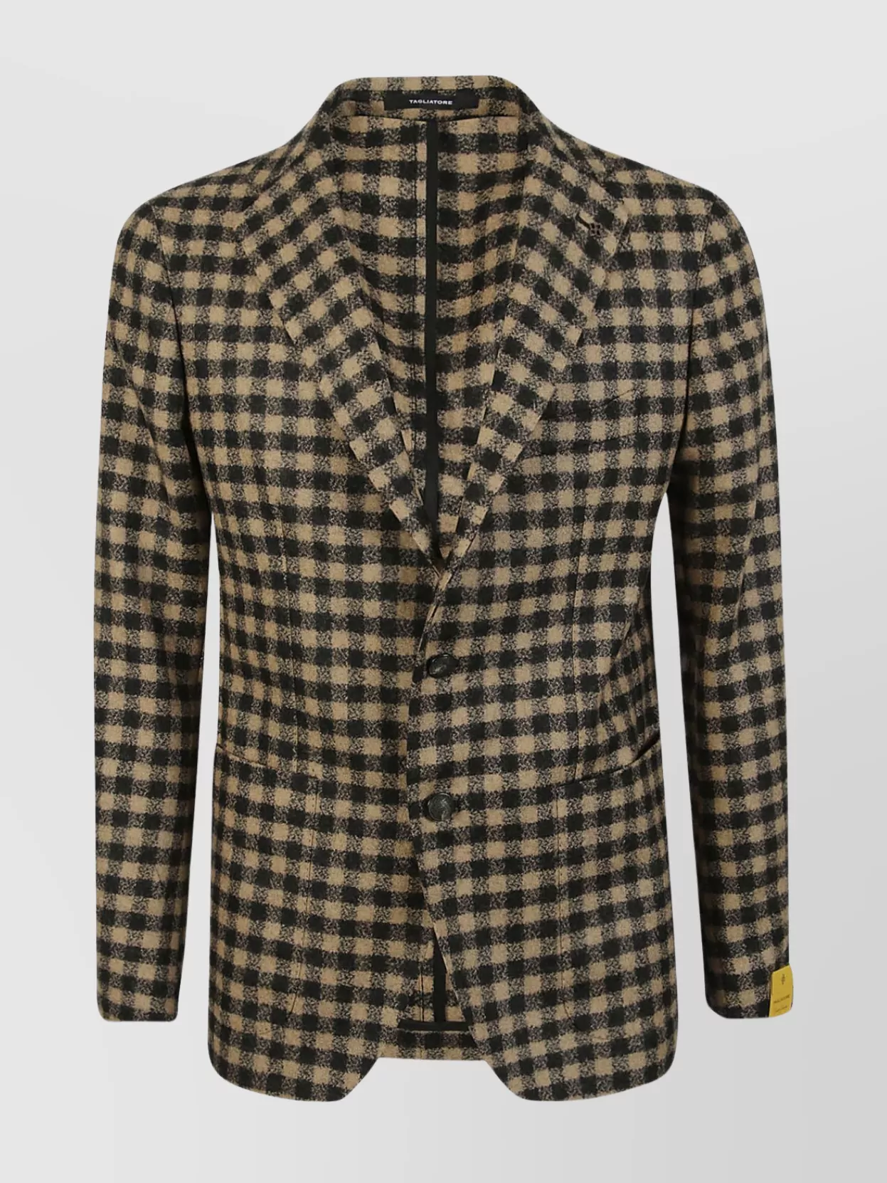 Shop Tagliatore Montecarlo Single-breasted Check Coat