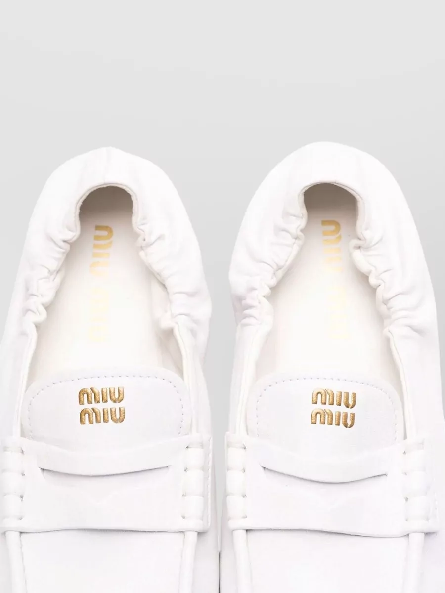 Miu Miu Leather Loafers