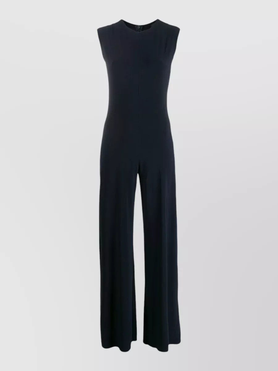 Norma Kamali Sleeveless Wide-Leg Jumpsuit
