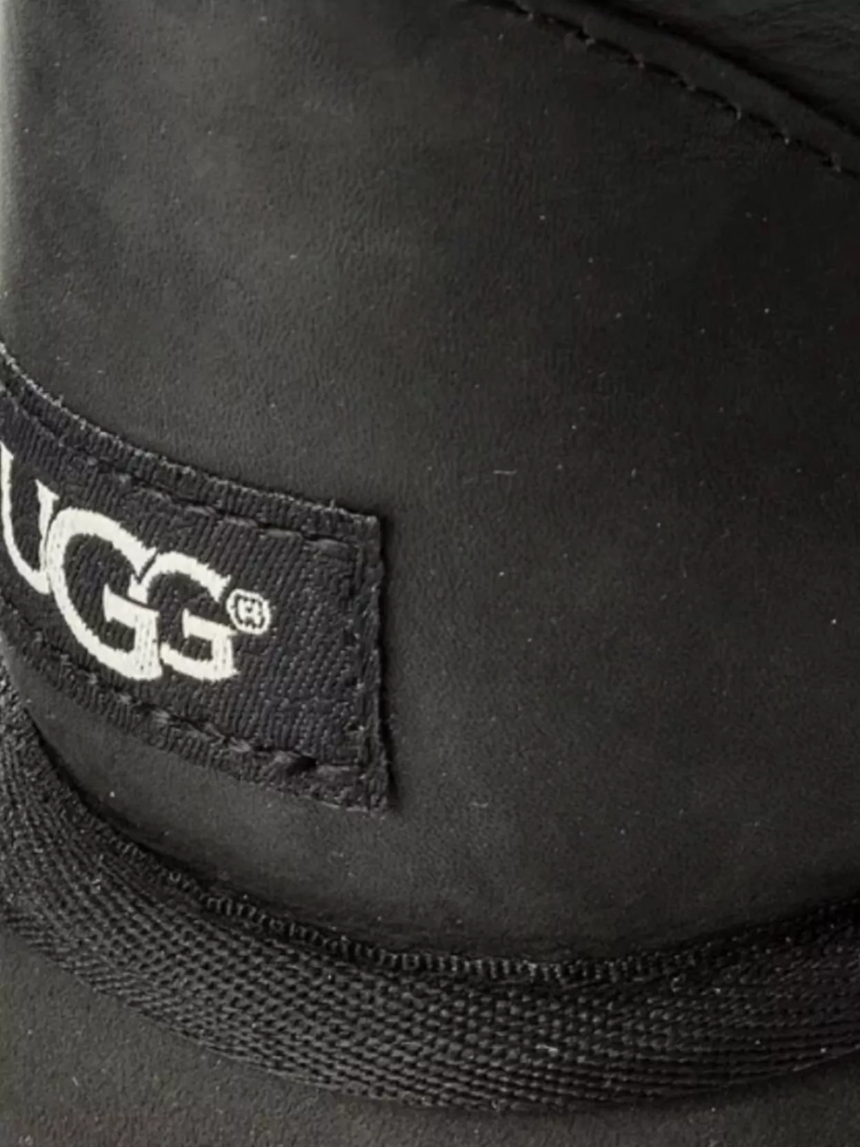 Ugg Short Leather Flat Sole Boots