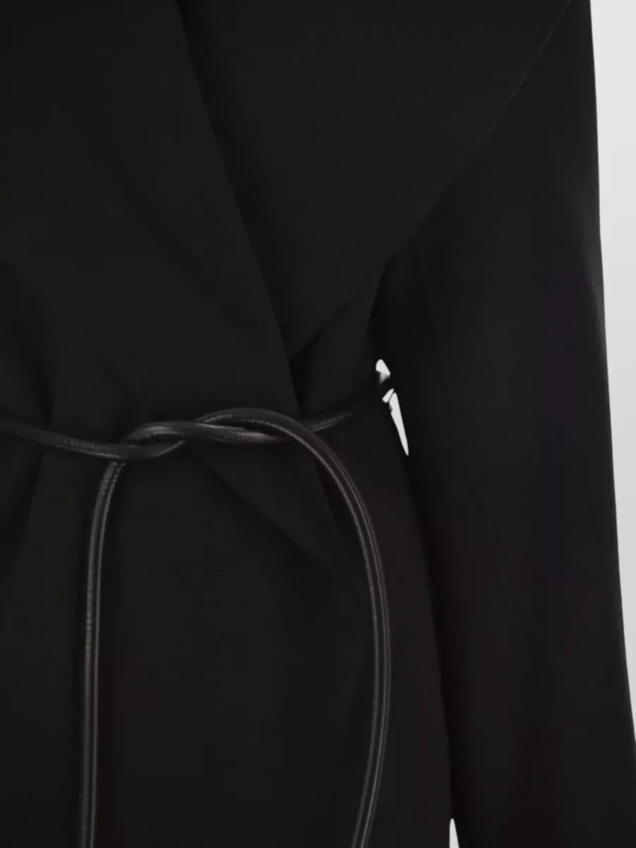 Sportmax Virgin Wool Belted Single-Breasted Coat