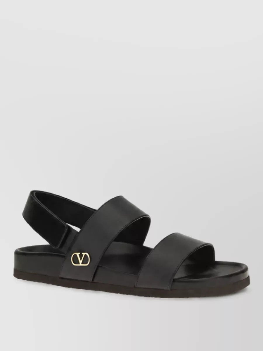 Valentino Garavani leather flat sandals