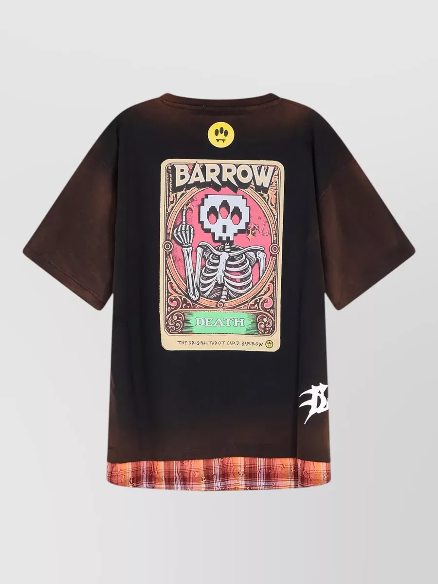 Barrow Cotton Logo Print Short Sleeve T-Shirt