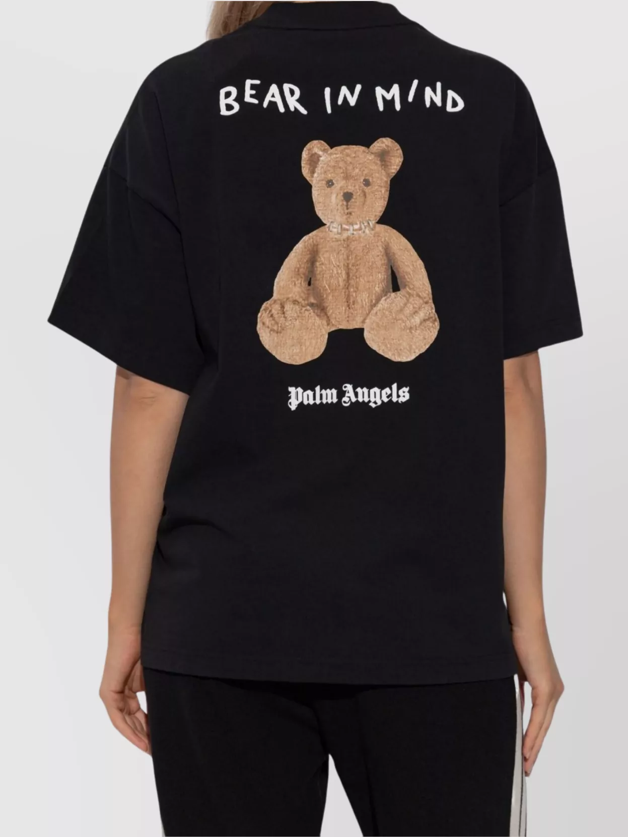 Palm Angels Graphic Teddy Bear Crew Neck T-Shirt