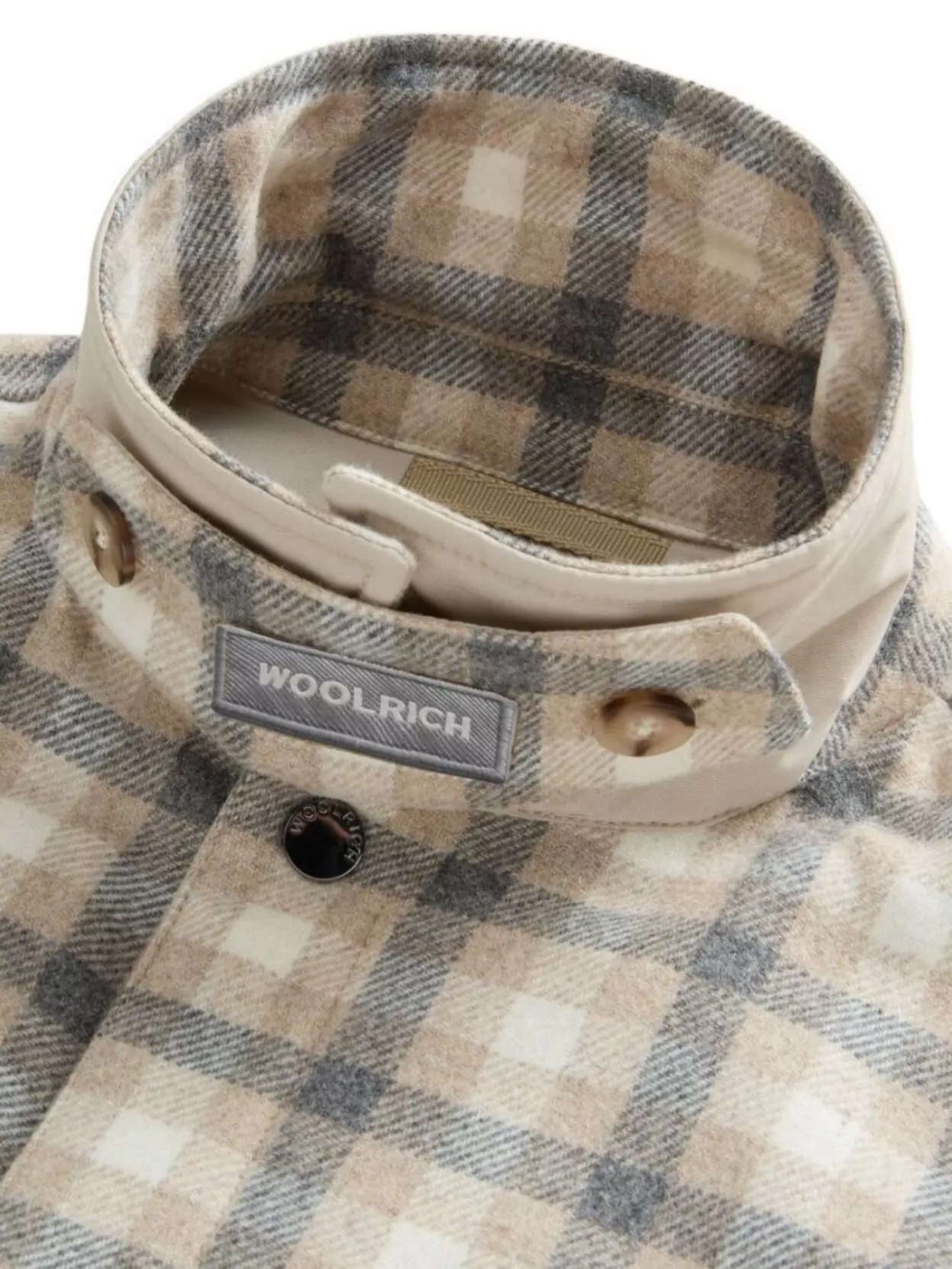 Woolrich Plaid Pattern Jacket Featuring Chest Pockets