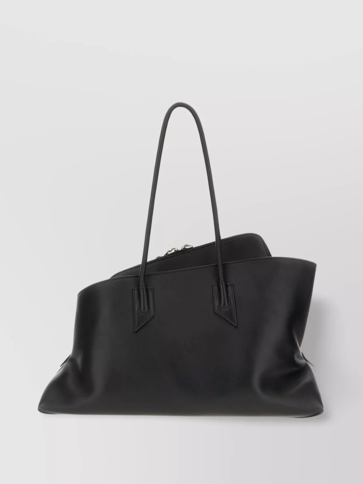 Attico Medium Structured Shoulder Bag With Double Handles