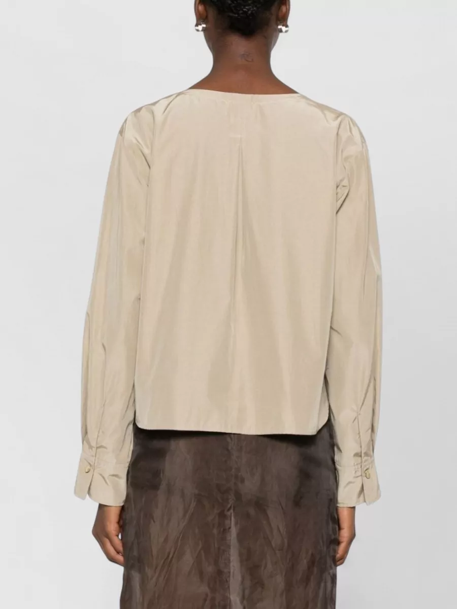 Forte Forte Long Sleeve Top Front Pockets Detail