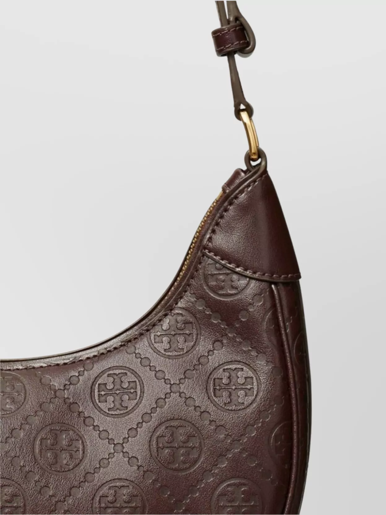 Tory Burch Monogram Crescent Shoulder Bag