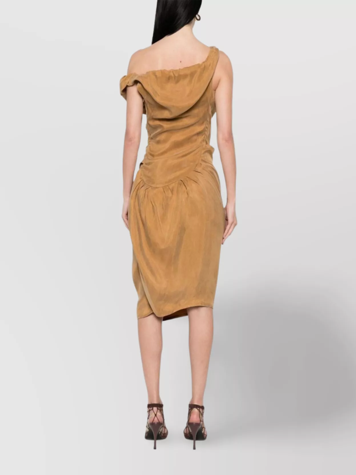 Vivienne Westwood Draped Off-shoulder Midi Dress