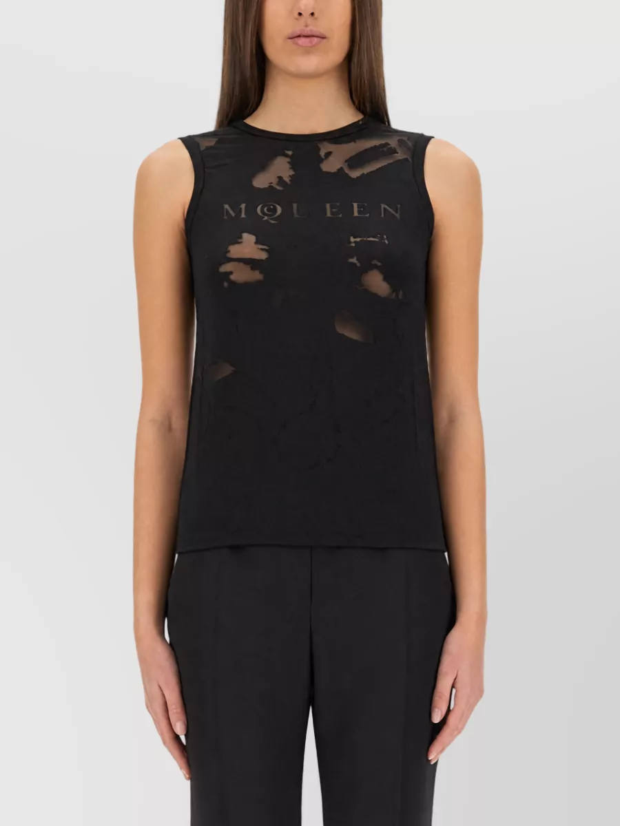 Alexander Mcqueen Short-Sleeve Top