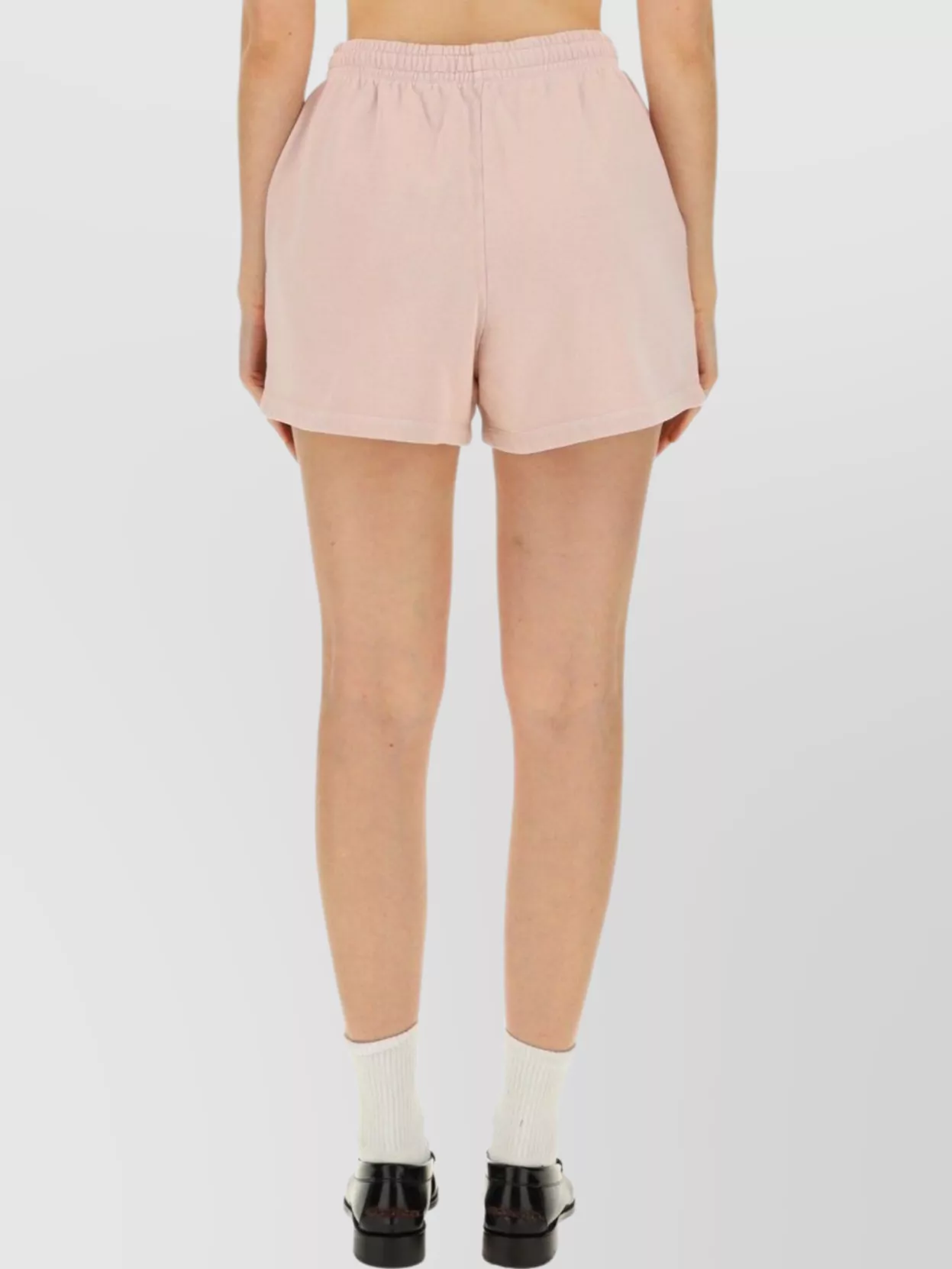 ROTATE BIRGER CHRISTENSEN COTTON SHORTS WITH ELASTIC WAISTBAND AND POCKETS
