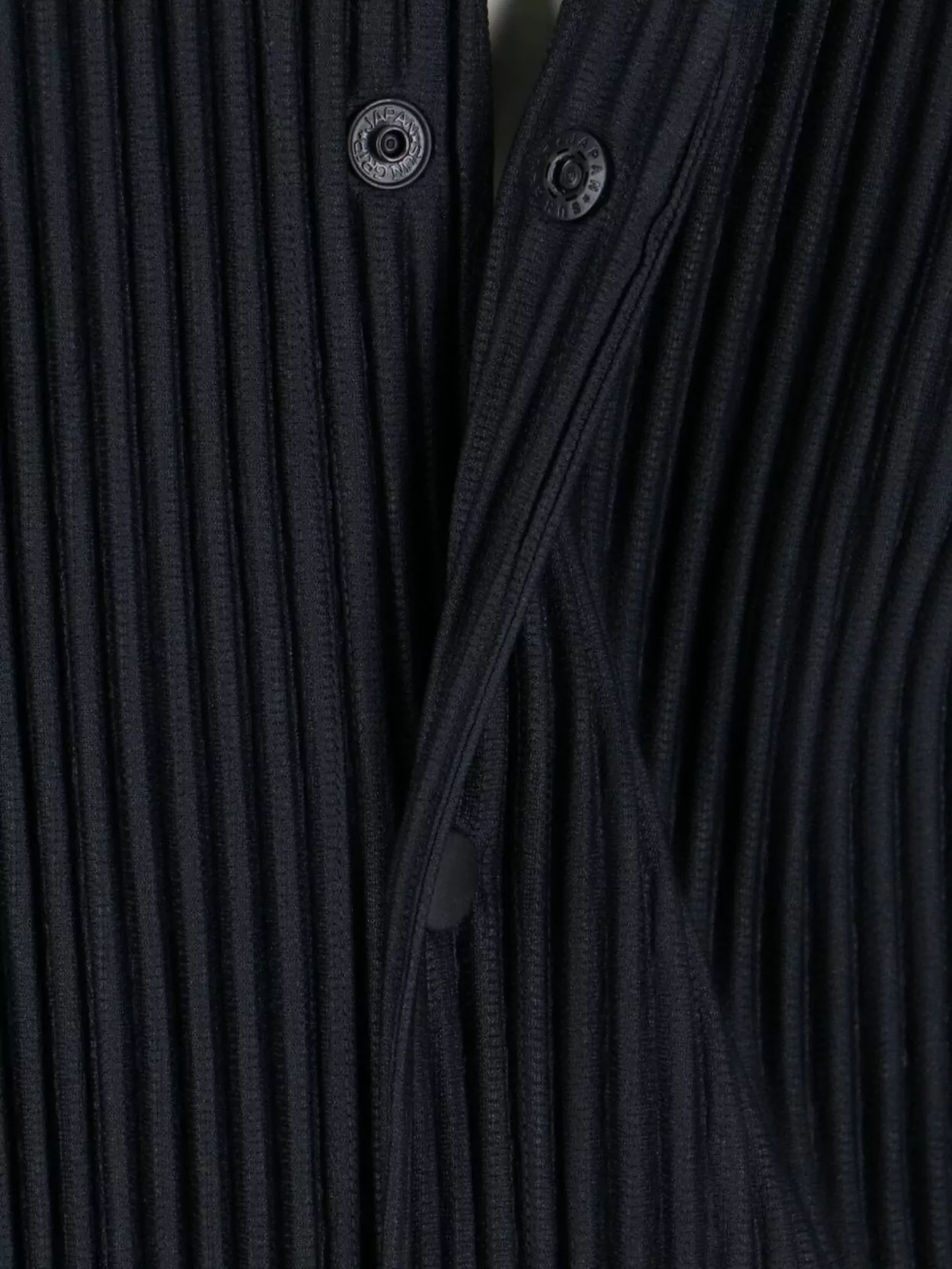 Homme Plisse Issey Miyake Ribbed Texture V-Neck Sweater With Long Sleeves