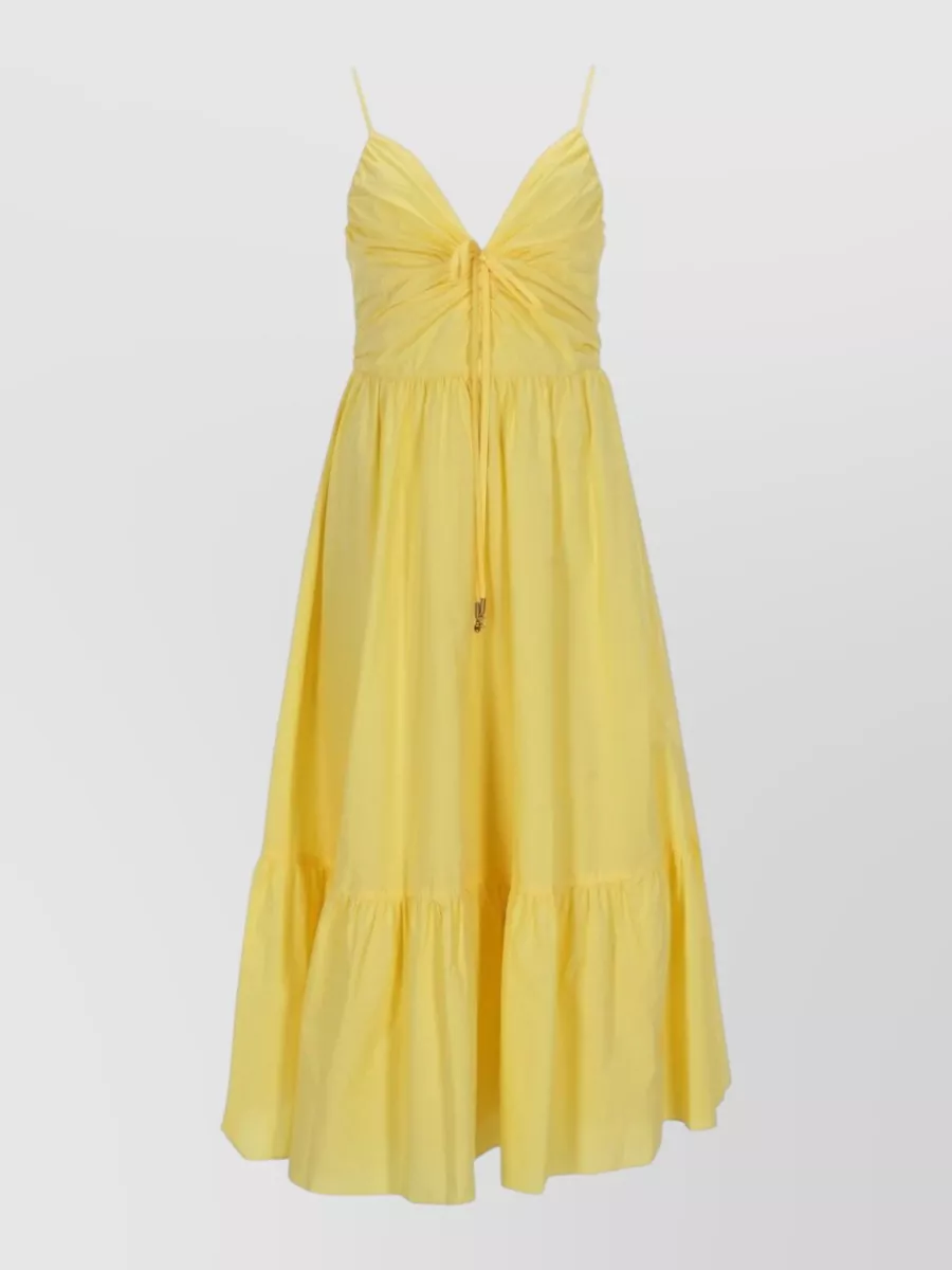 Michael Kors v-neck cotton midi dress