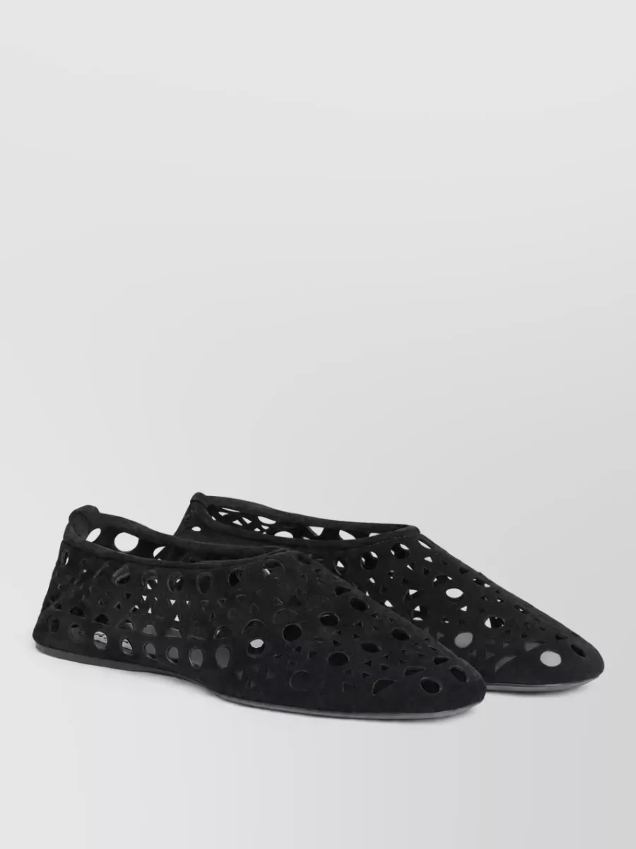 Alaïa leather slippers