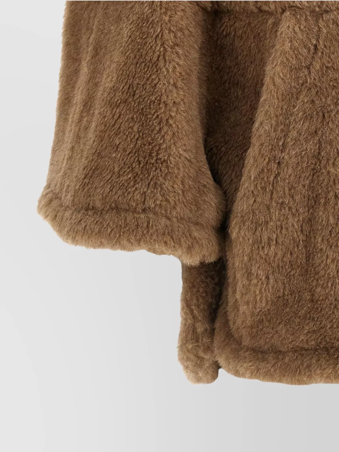 Max Mara Hooded Cape With Long Sleeves And Pockets