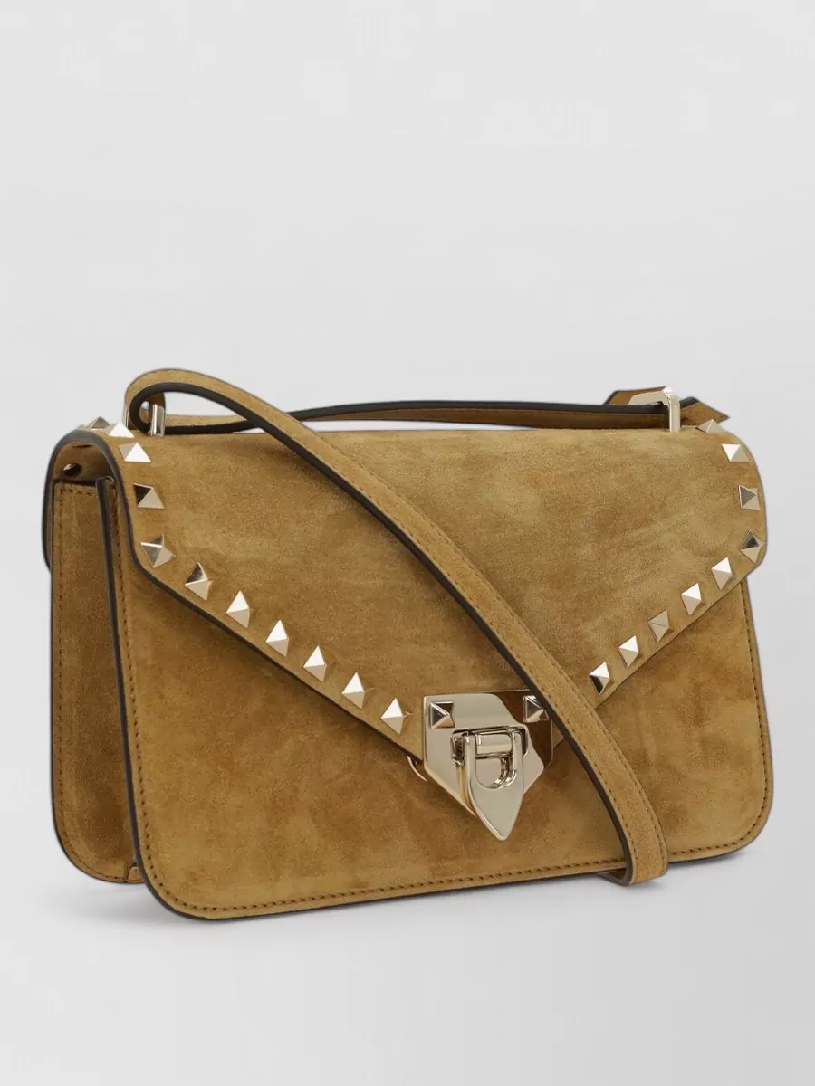 Valentino Garavani Rockstud Spike Small Leather Clutch Bag