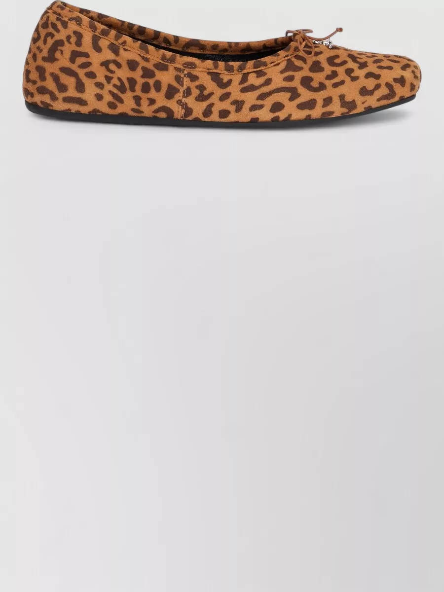 Vivienne Westwood Leather Leopard Ballerina Flats