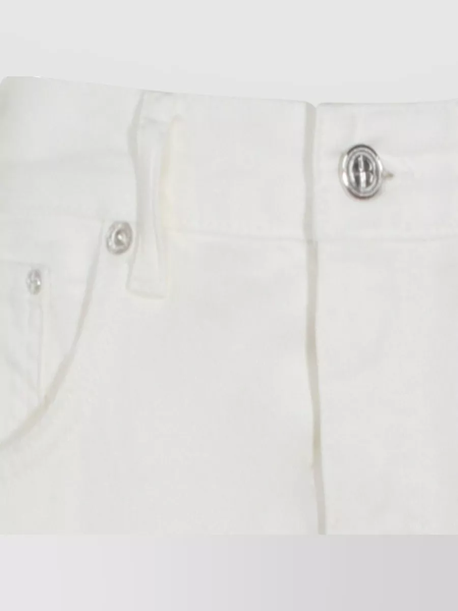 Anine Bing Straight Trousers Belt Loops Five Pocket Style