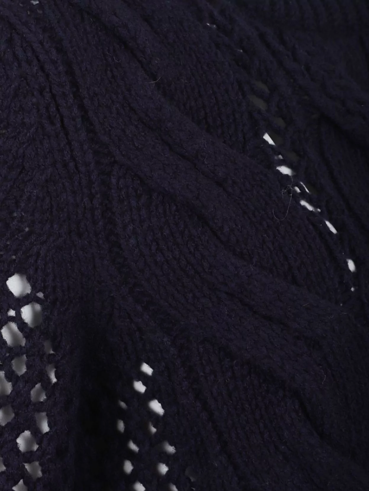 S Max Mara Cable Detail Top Long Sleeves