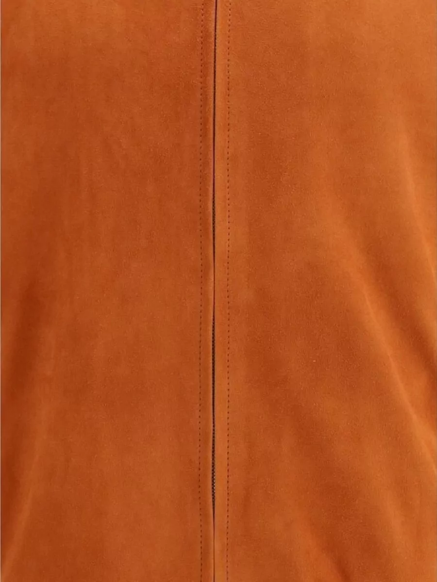 Brunello Cucinelli Leather Bomber Jacket