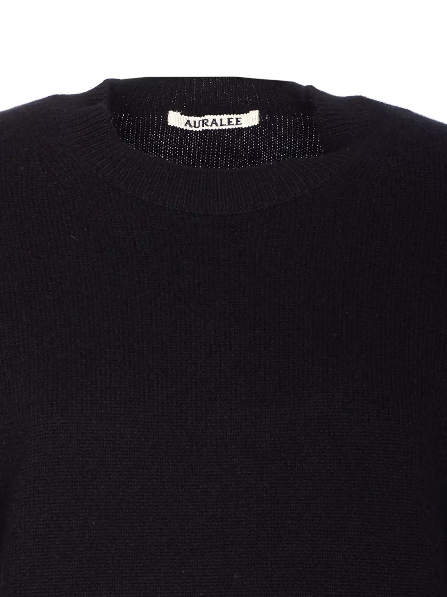 Auralee Baby Crewneck Sweater Long Sleeves