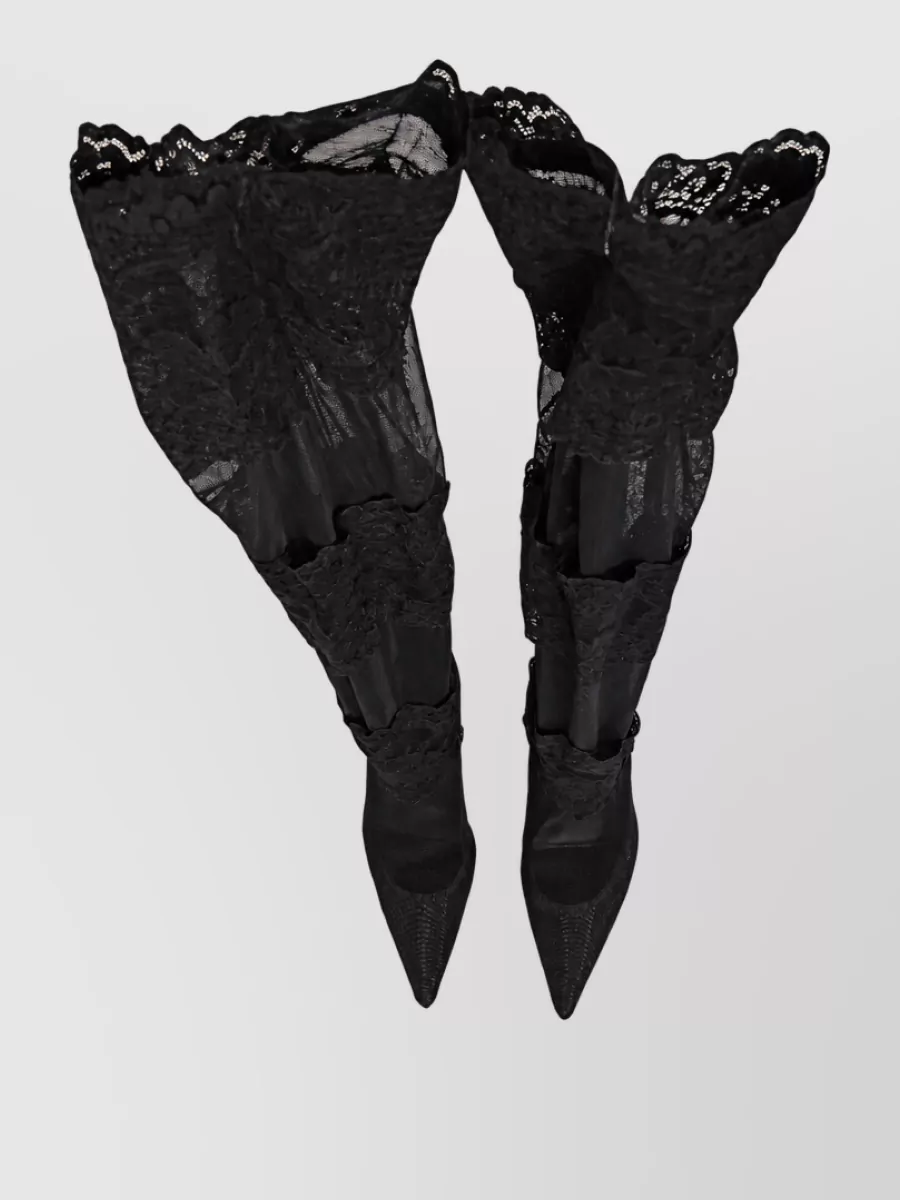 Dolce&Gabbana Over-The-Knee Sock Pumps