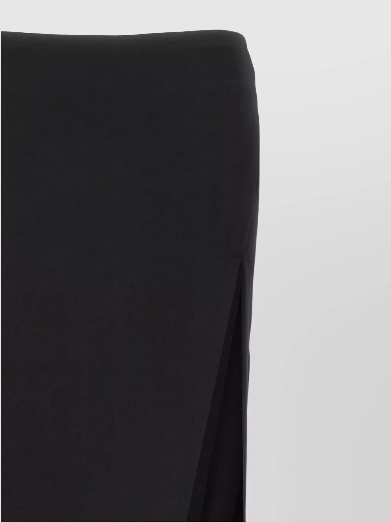 Ann Demeulemeester Black Leather Skirt In Black