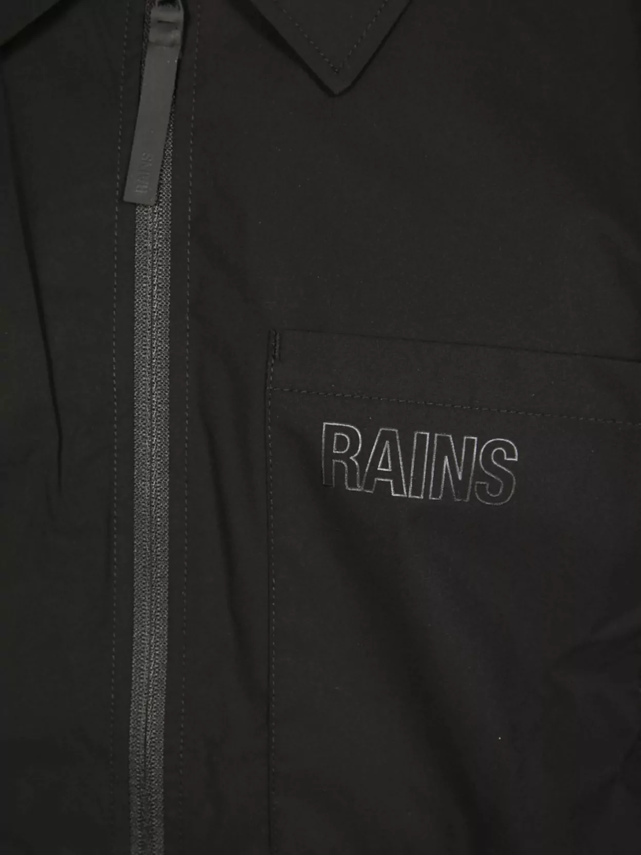 Rains Collared Front Pocket Jacket
