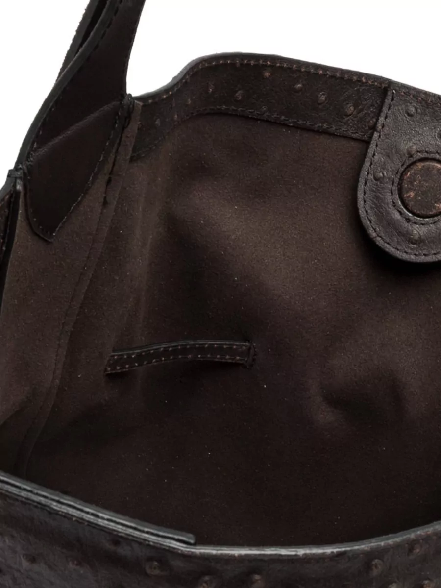 Gianni Chiarini Leather Bucket Bag Sienna