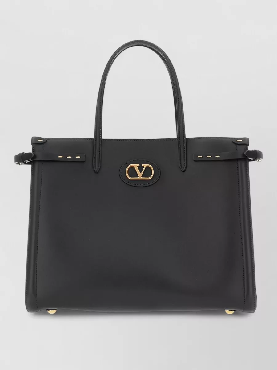 Valentino Garavani vlogo signature leather tote bag