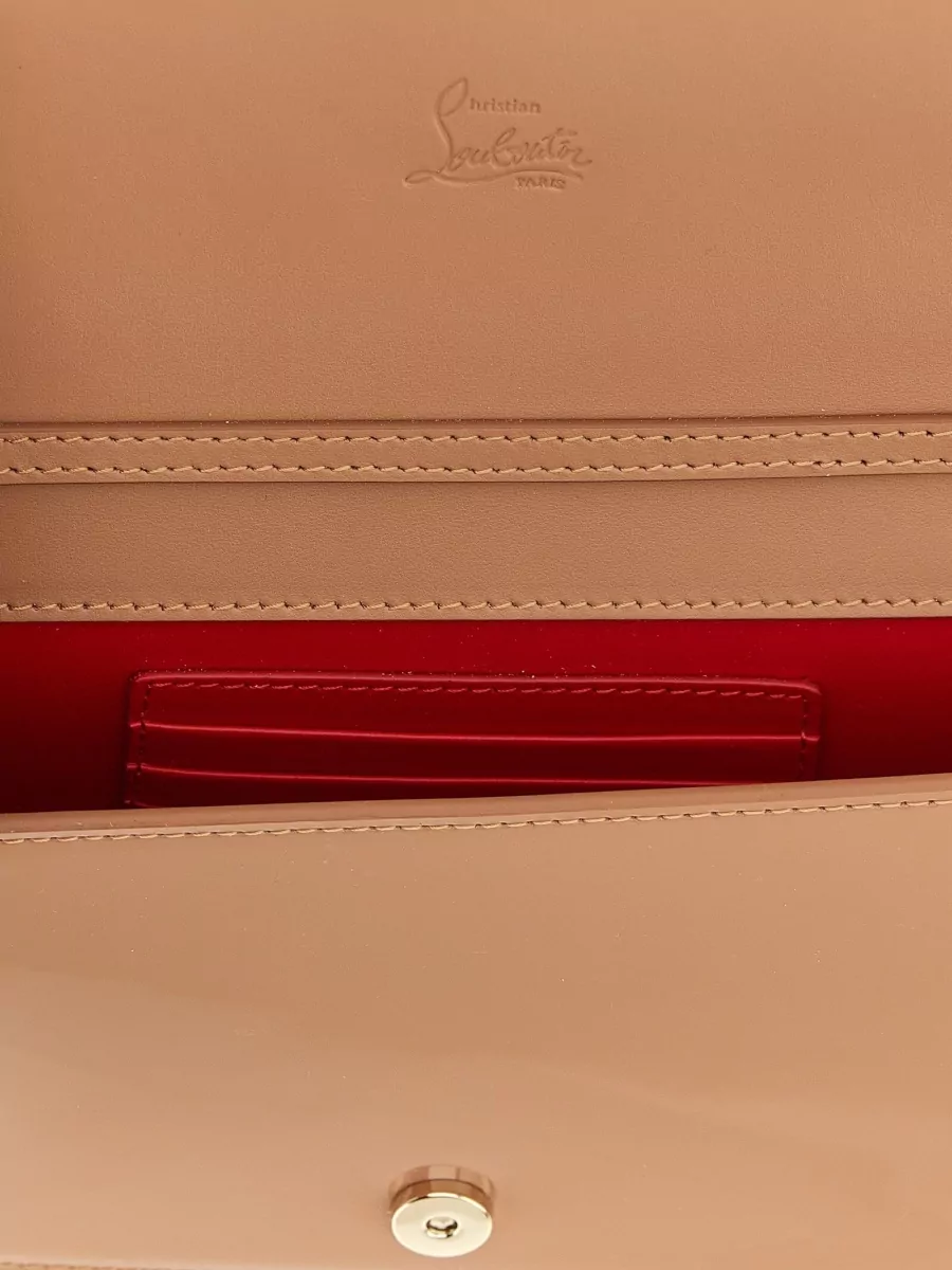 Christian Louboutin Bettina Clutch Bag Chain Strap Detail
