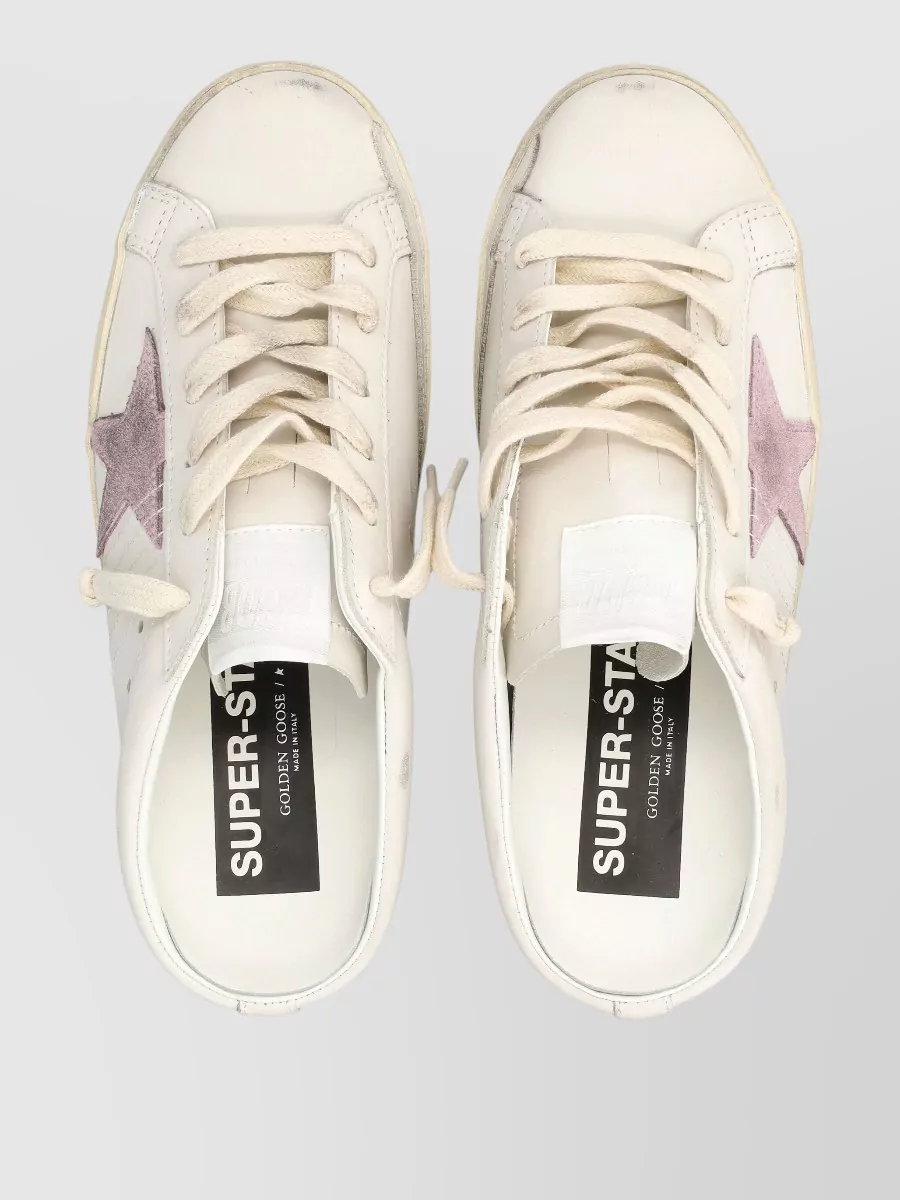 Golden Goose Leather Super-Star Slip-On Slides