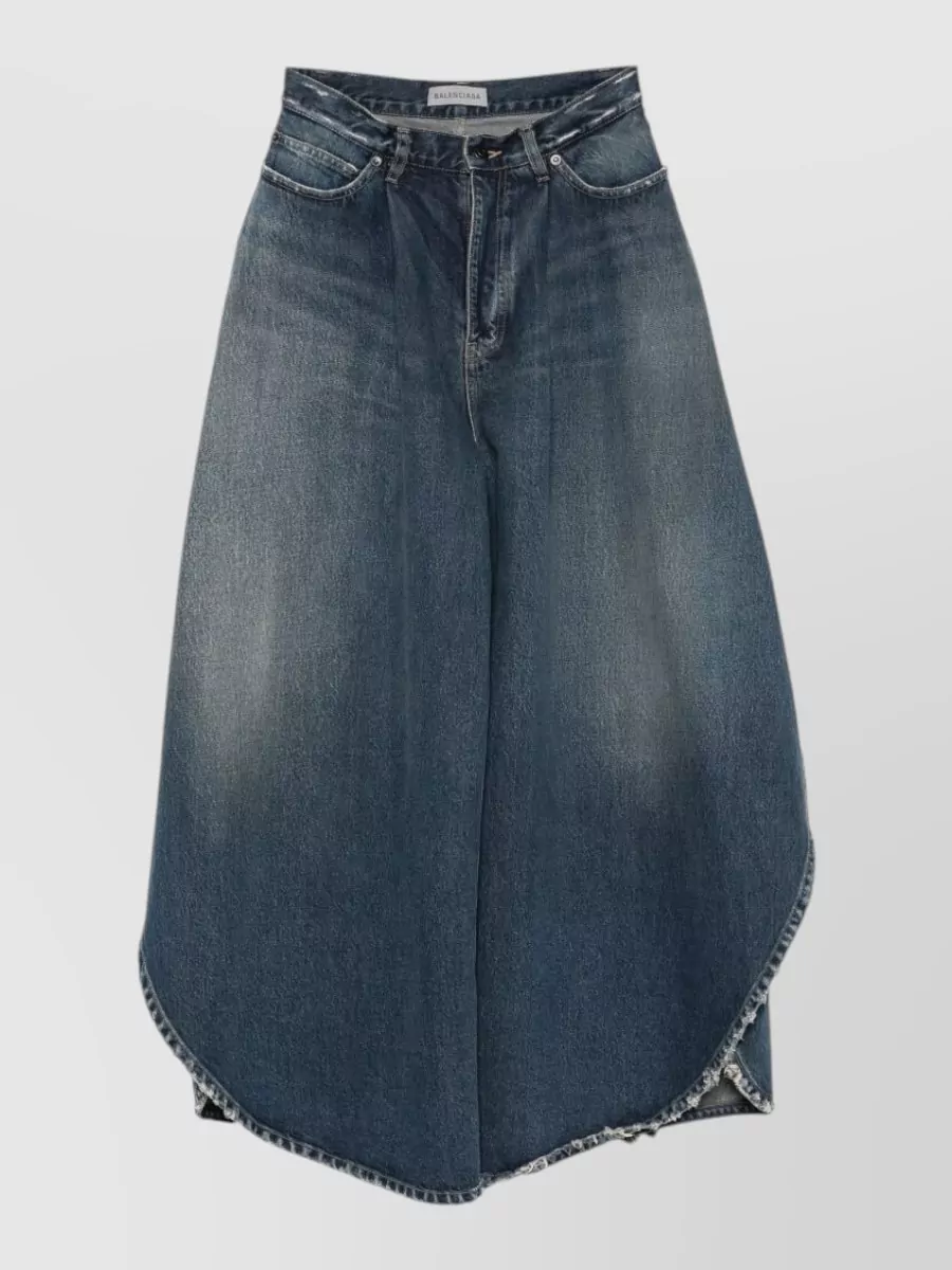 Balenciaga Tulipano distressed straight-leg jeans