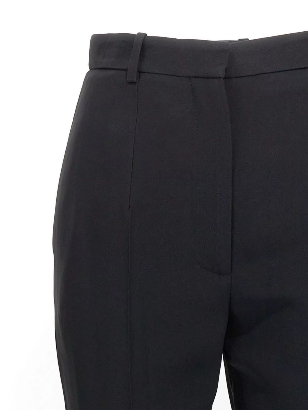 Mc Queen Tailored Slim Fit Trousers In Black