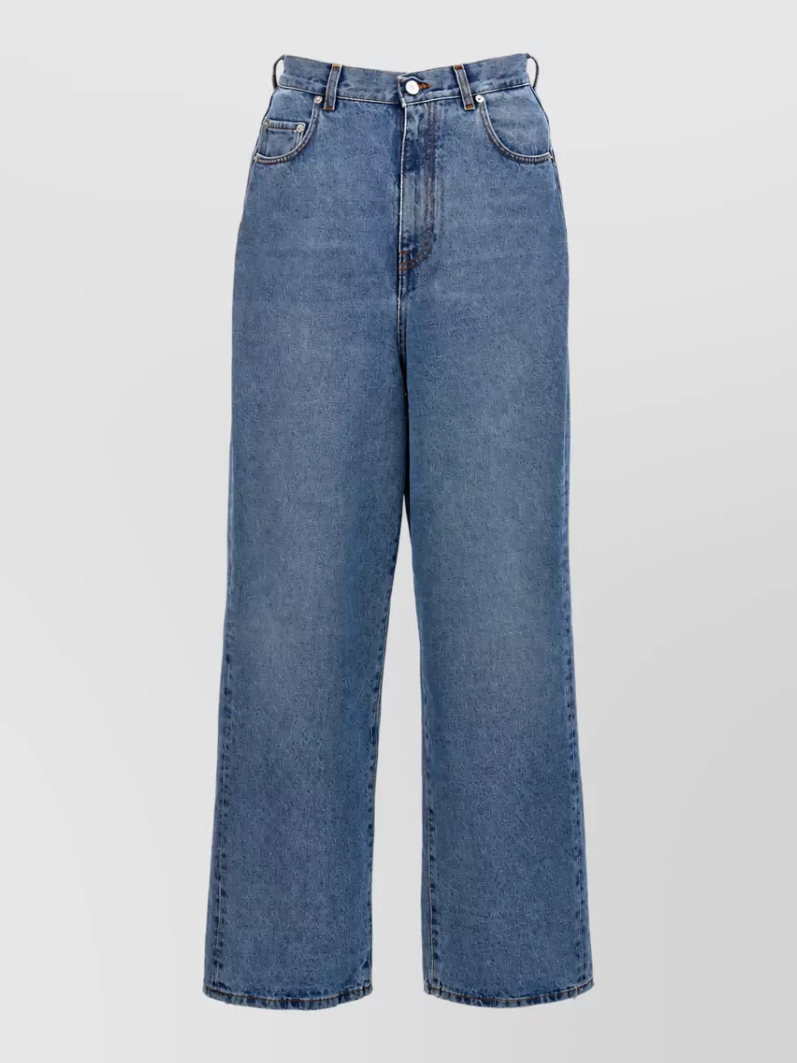 Séfr denim wide-leg trousers