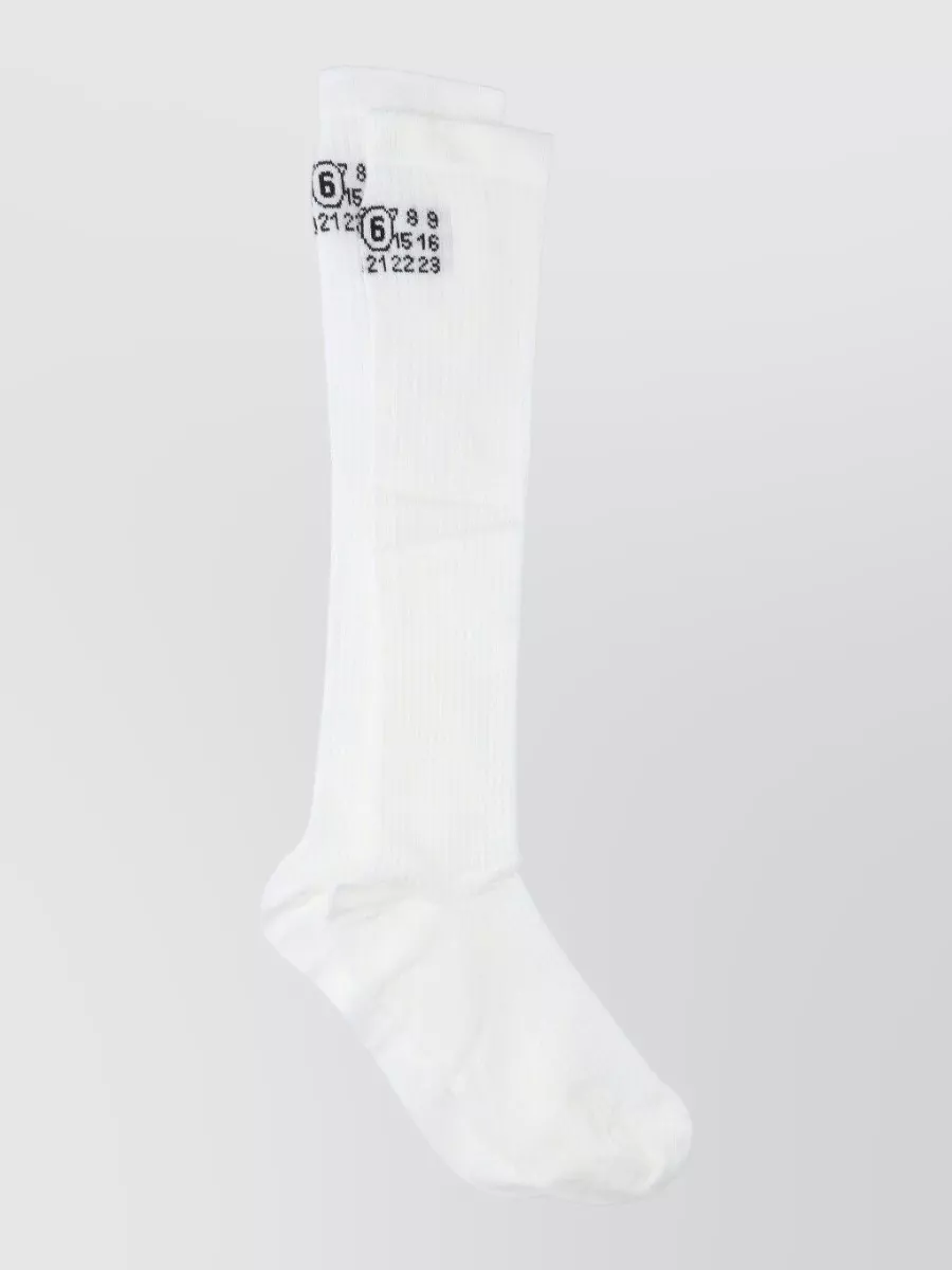 Mm6 Maison Margiela Logo Socks