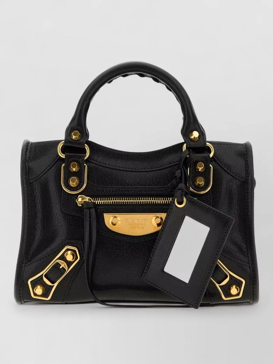 Balenciaga le city mini leather shoulder bag