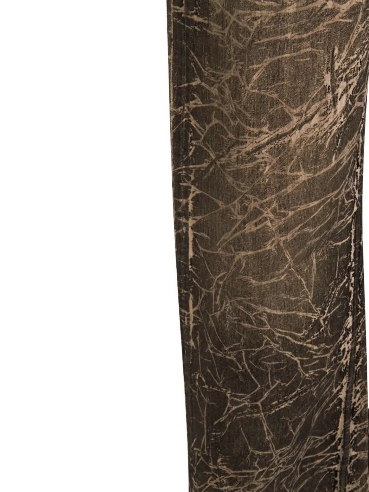Rick Owens Drkshdw Straight Leg Trousers With Distinctive Print In Multi