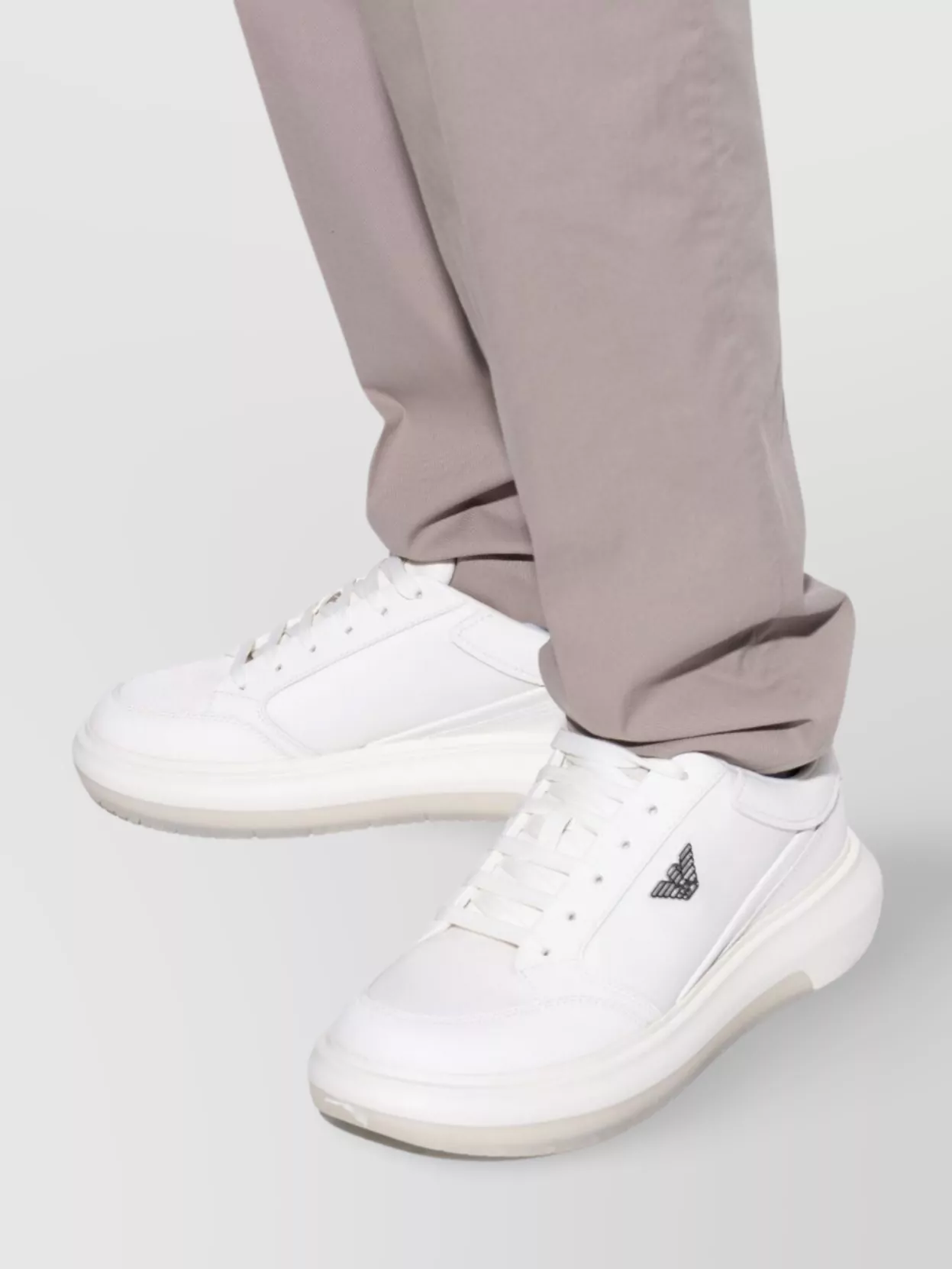 Emporio Armani High-Top Sneakers Collar Padded