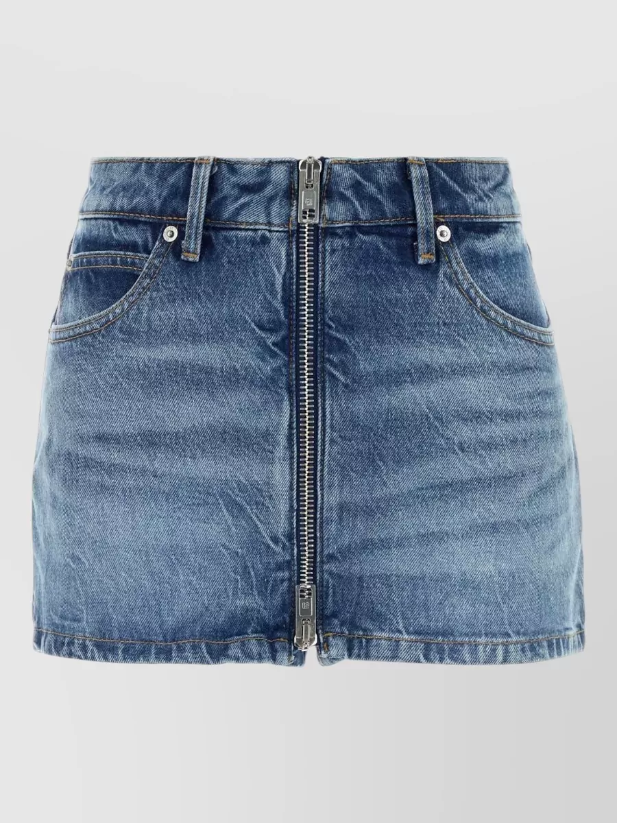 Alexander Wang denim mini skort