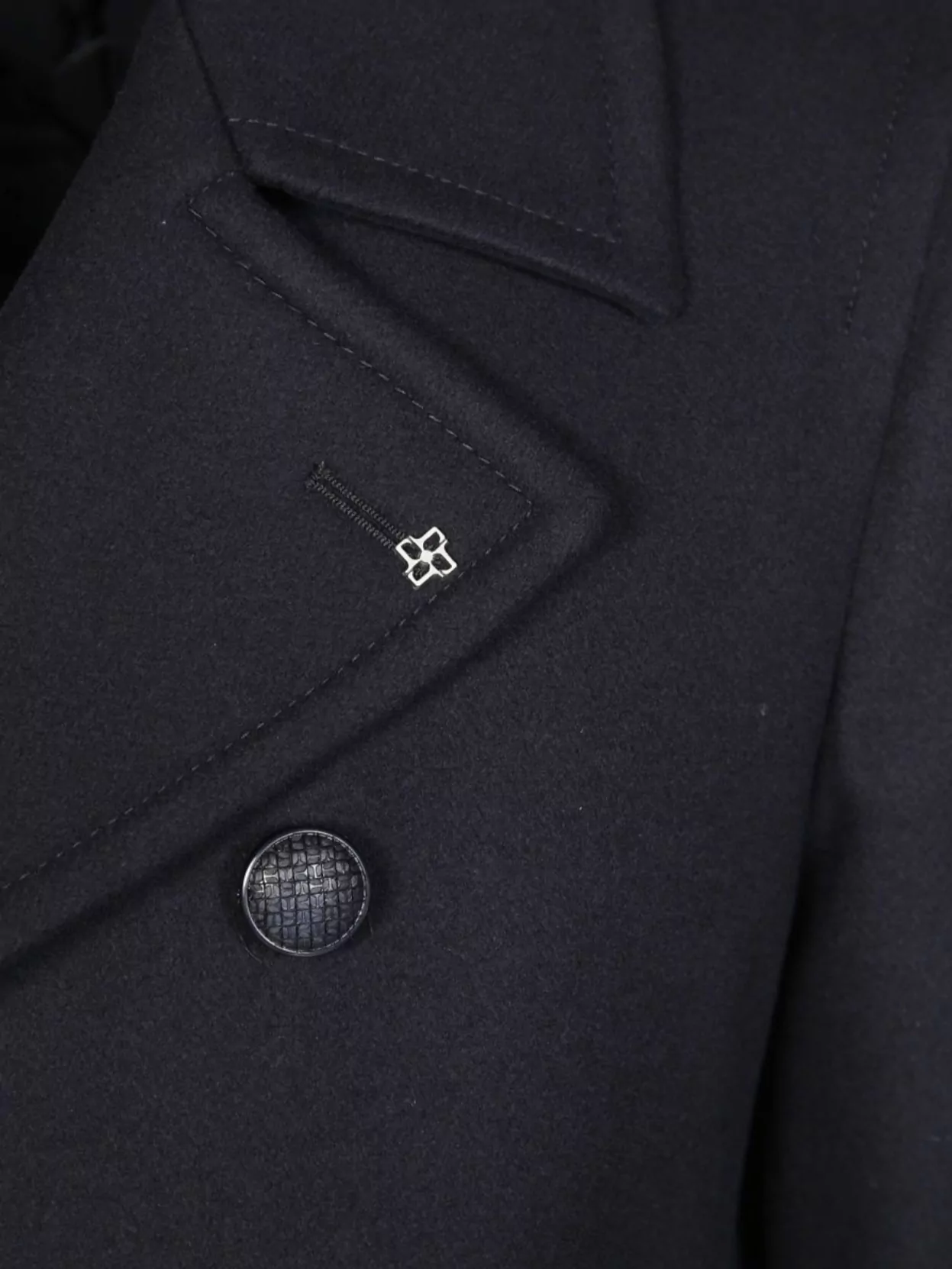 Tagliatore Double-Breasted Jacket With Buttoned Cuffs And Notched Lapels