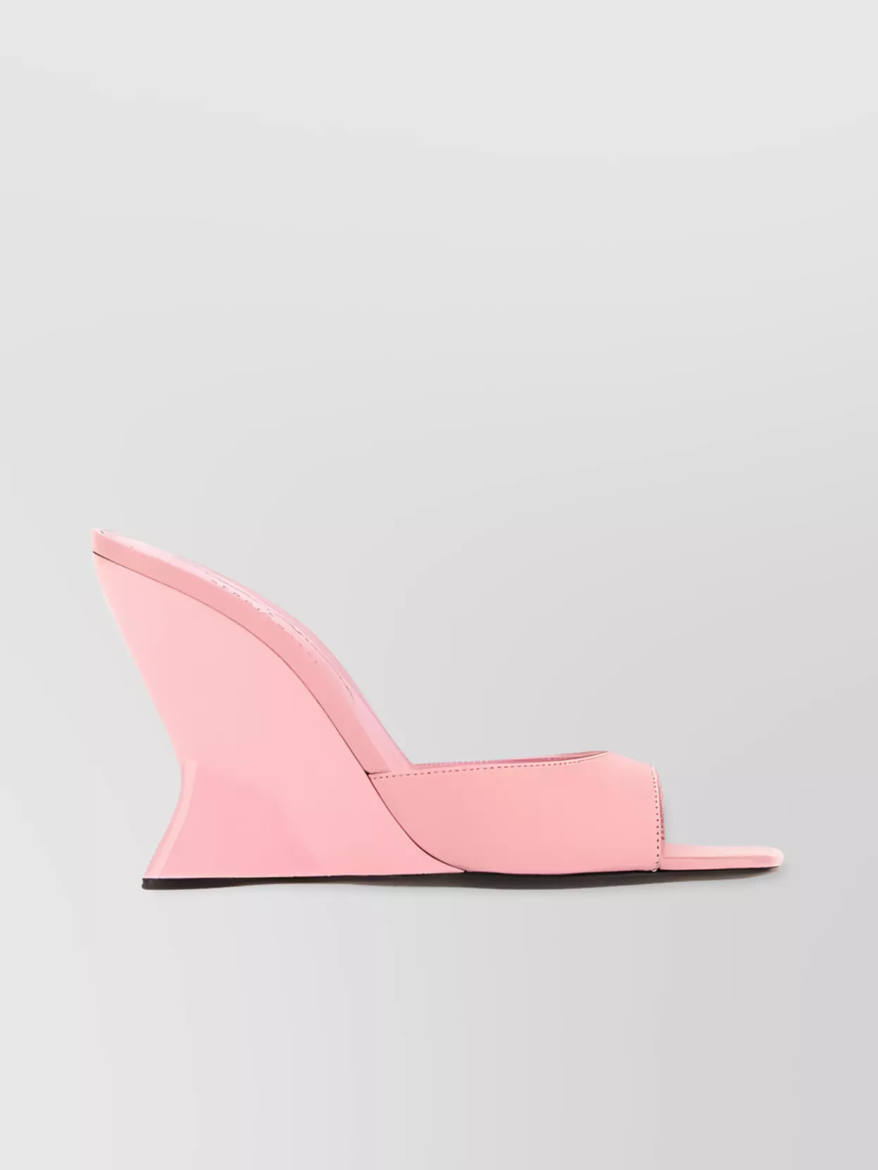 Shop Sergio Rossi Elevated Wedge Open Toe Sandals In Pastel
