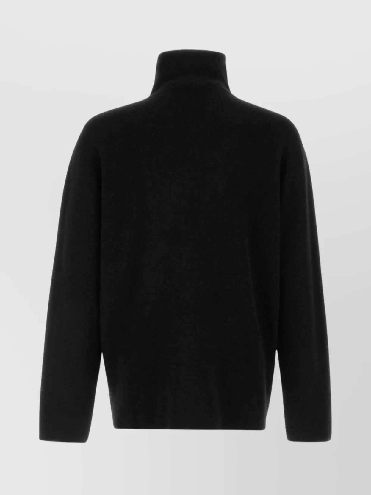 The Row Cashmere Heti Turtleneck Long Sleeve Sweater In Black