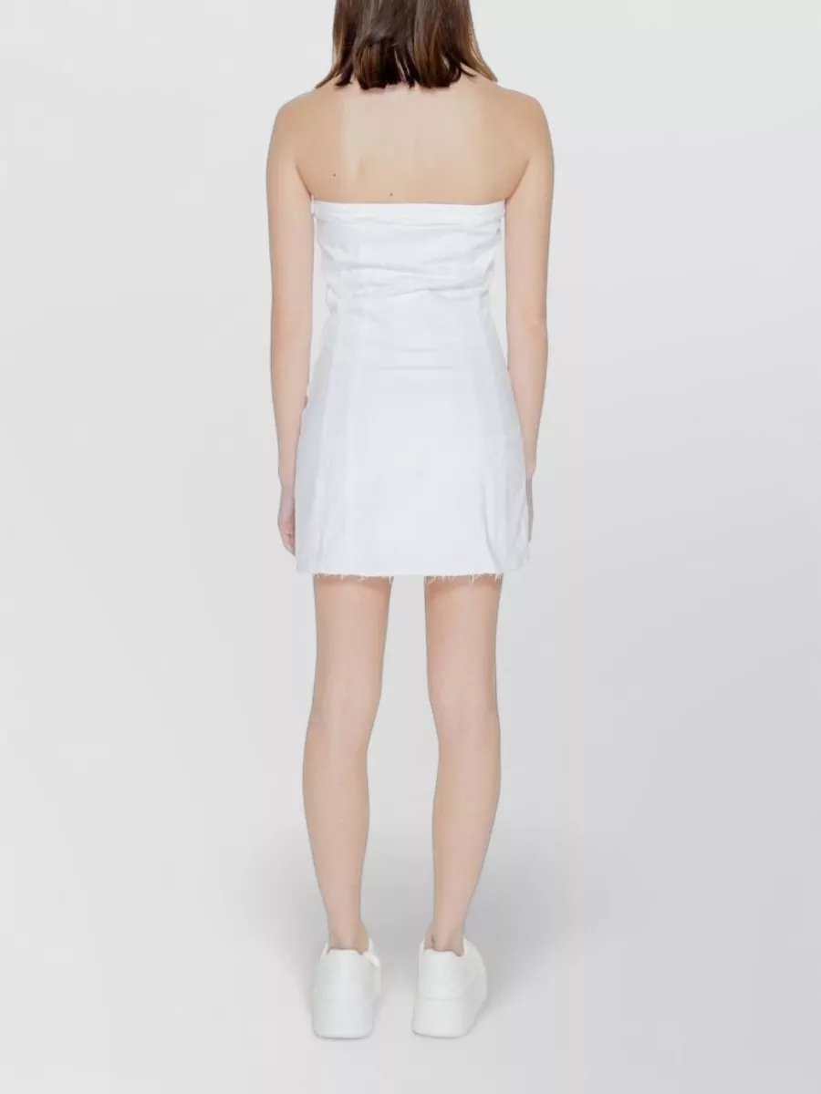 Tommy Hilfiger Cotton Strapless Mini Dress