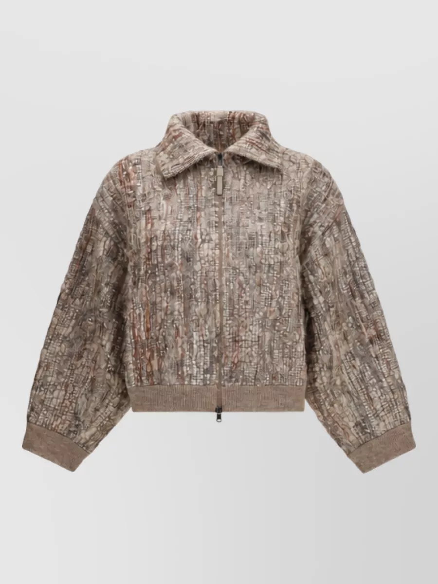 Brunello Cucinelli mohair cropped cardigan