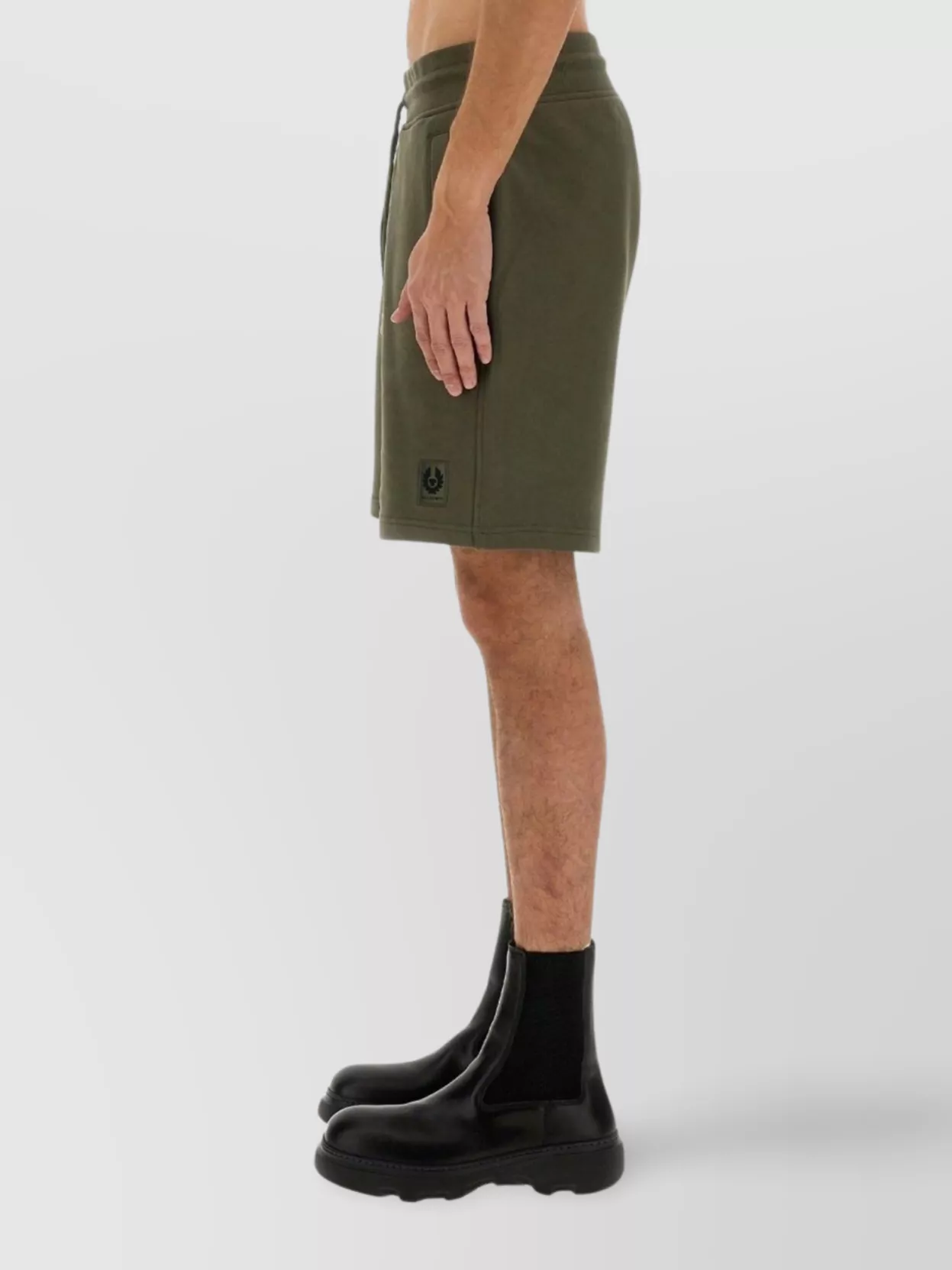Belstaff Logo Embroidered Bermuda Shorts